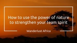 Outdoor Business Coaching or how to use the power of African Nature in Business Coaching with Alexandra Katzer and D'un Pas Décidez