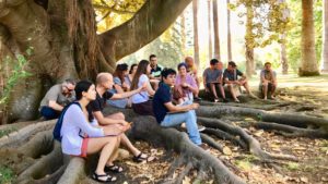 Coaching d'équipe multiculturelle de l'entreprise CTE WIND dirigée par Alexander Martin à Lisbonne avec D'un Pas Décidez et l'outdoor business coaching