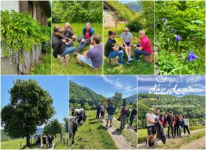 Les Cadres de Pôle Habitat Alsace Colmar bénéficie d'un accompagnement outdoor business coaching avec D'un pas Décidez