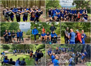 Les joueurs professionnels de Handball du Molsheim Olympique Club bénéficient d'un accompagnement Outdoor Business Coaching avec D'un pas Décidez !