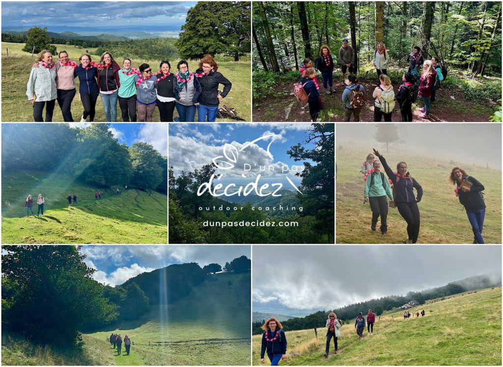 La Maison Rose, Espace d'accueil en Alsace dédié aux femmes atteintes d'un cancer bénéficie d'un accompagnement Outdoor Business Coaching avec D'un pas Décidez !