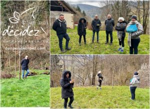 Le CODIR de Pôle Habitat Alsace Colmar bénéficie d'un accompagnement outdoor business coaching avec D'un pas Décidez