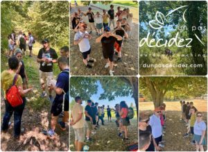 Le CODIR et les cadres de Pôle Habitat Alsace Colmar bénéficie d'un accompagnement outdoor business coaching avec D'un pas Décidez